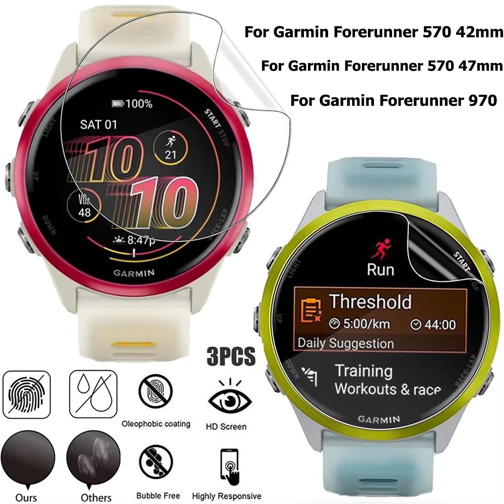 1-3Pcs Hydrogel Film For Garmi - Garmin Smartwatch Accessories ulasan dan harga