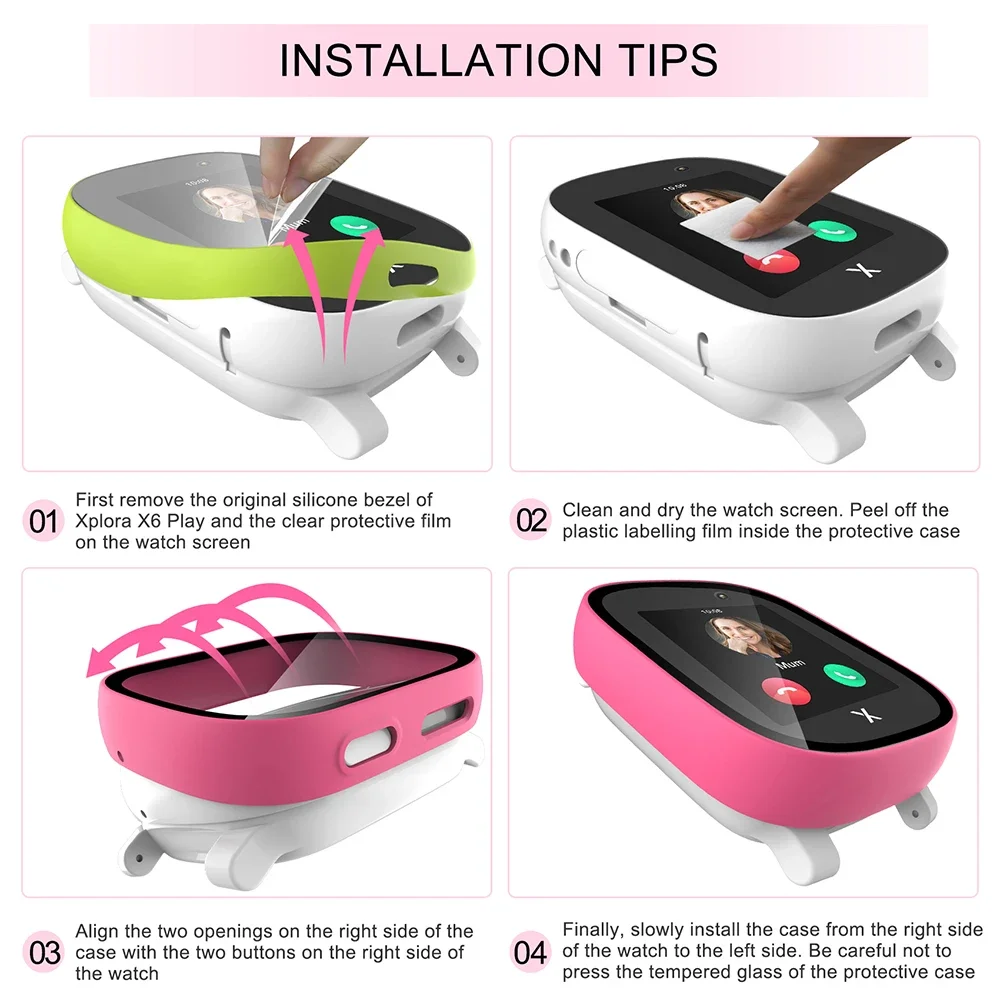 Case for Xploar X6 Play Kids S - Garmin Smartwatch Accessories ulasan dan harga