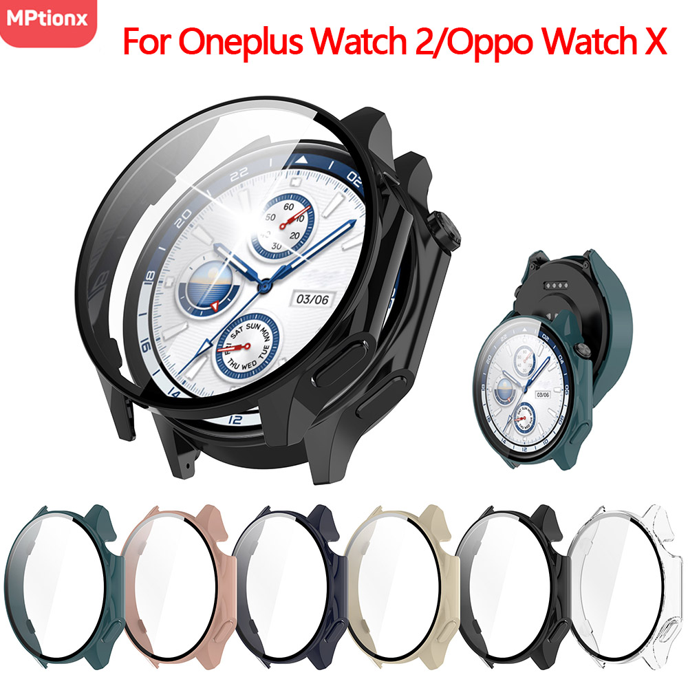 PC Case+Glass for Oneplus Watc - Garmin Smartwatch Accessories ulasan dan harga