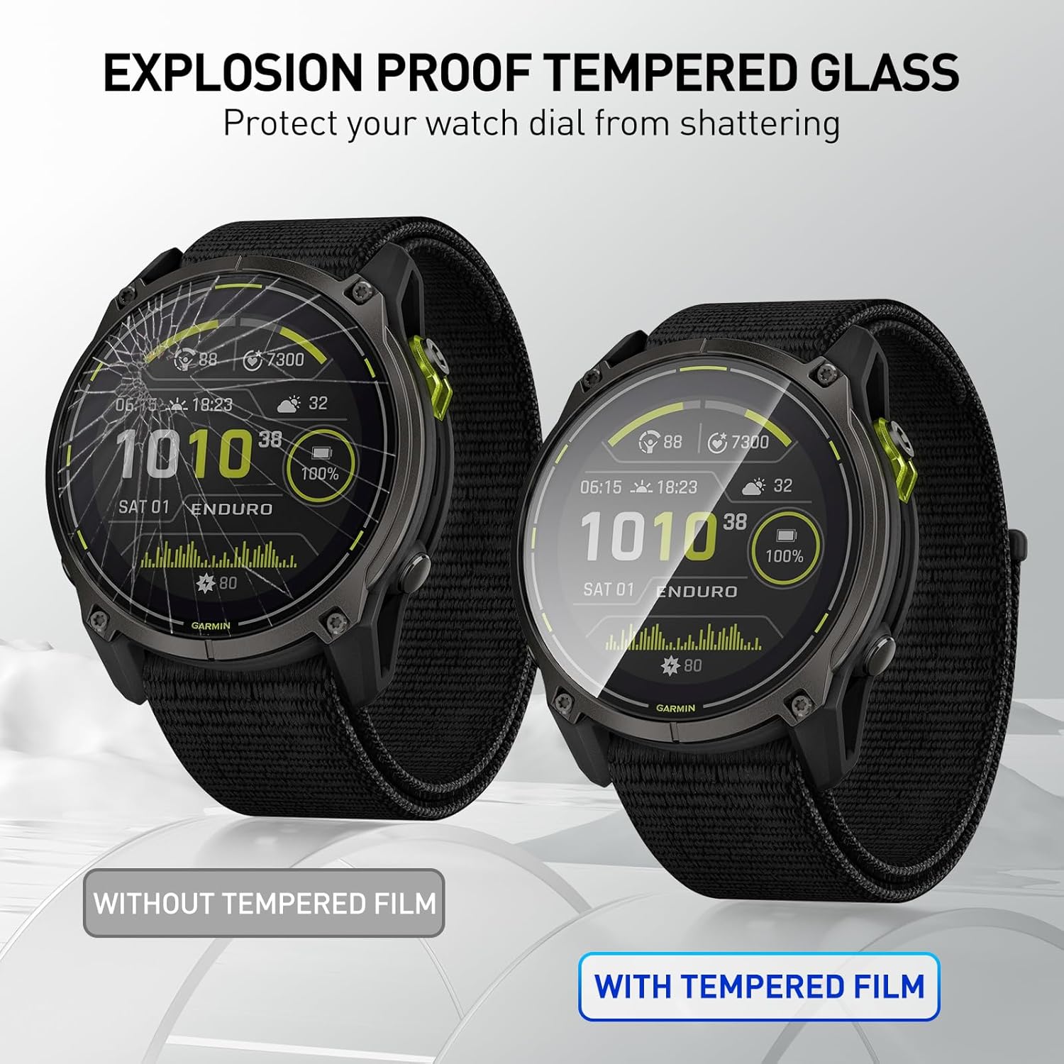 Tempered Glass Films For Garmi - Garmin Smartwatch Accessories ulasan dan harga