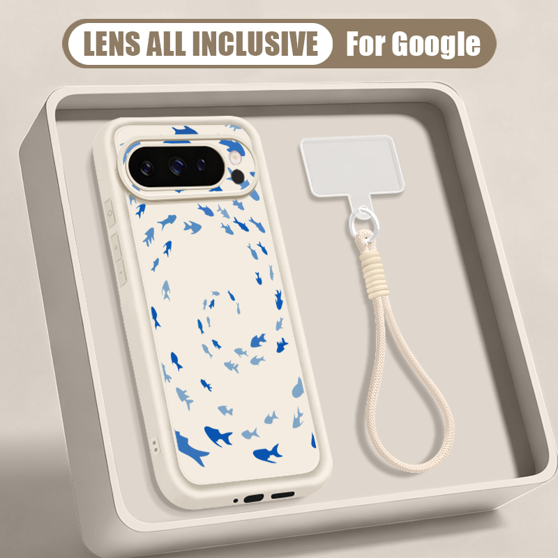 Humpback Whale Print Wrist Str - Google Pixel 9 Pro ulasan dan harga