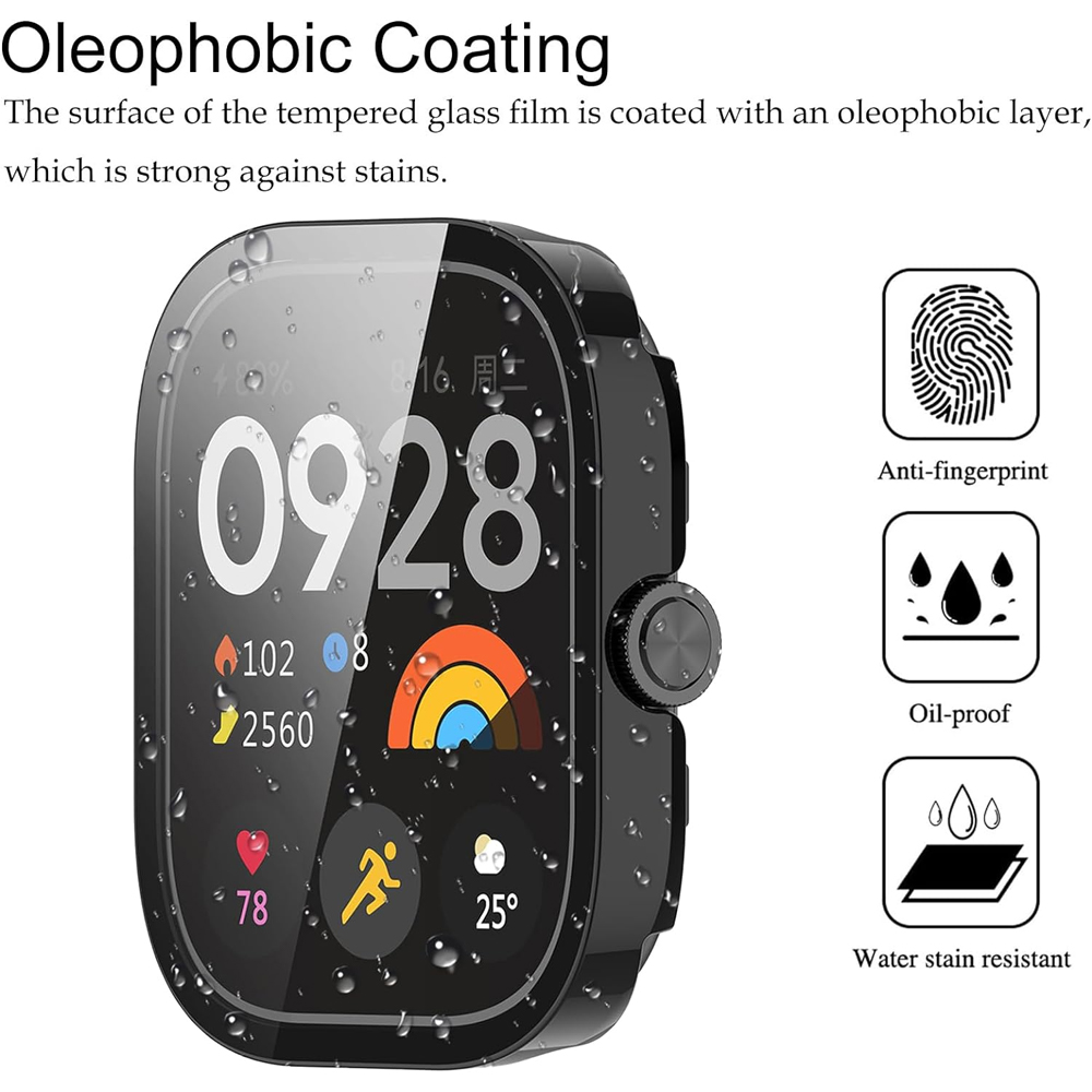 Tempered Glass+Case For Xiaomi - Smartwatch Watch Accessories For Women ulasan dan harga