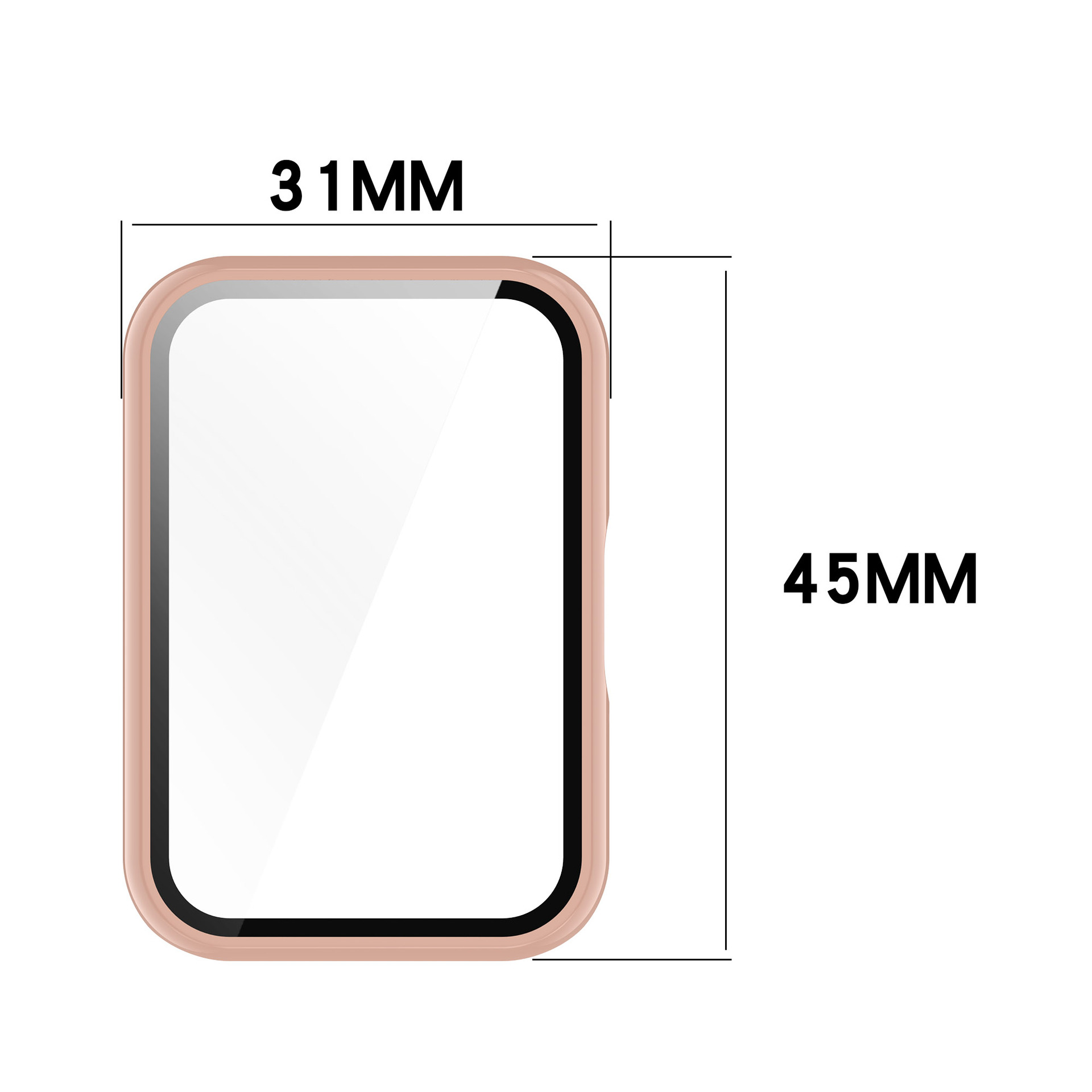 Glass+Case For Samsung Galaxy  - Smartwatch Watch Accessories For Women ulasan dan harga
