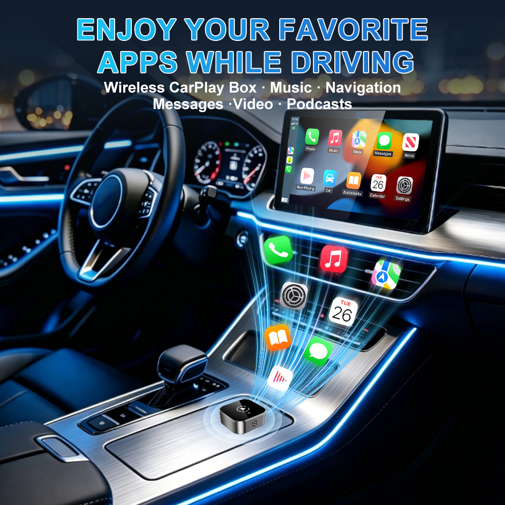 Wireless CarPlay Android Auto  - Smartwatch Universal ulasan dan harga