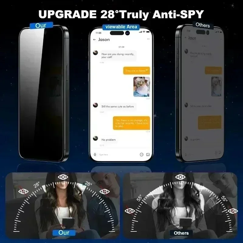 3PCS Privacy Anti-Spy Temper G - Oppo Reno 12 ulasan dan harga