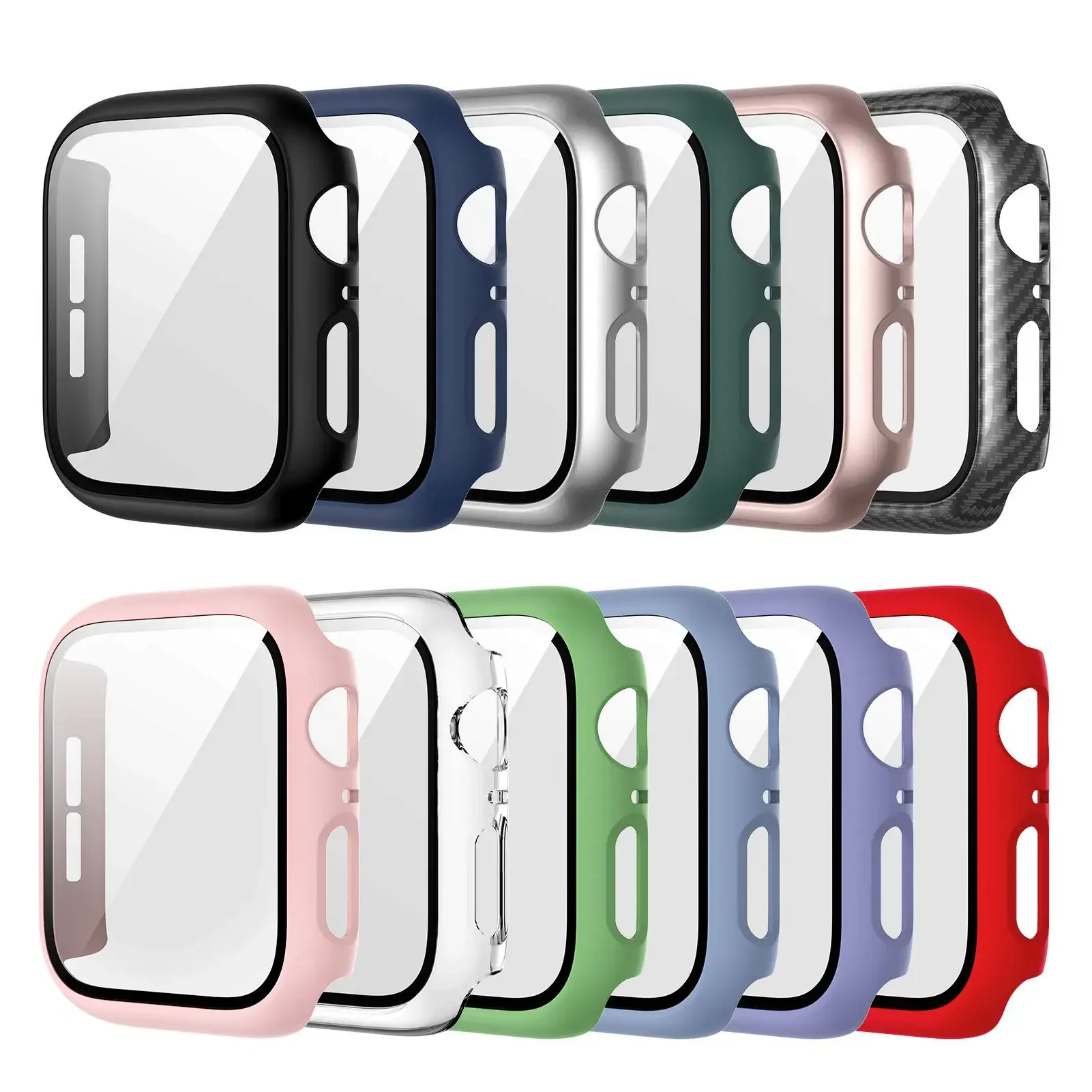 Tempered Glass+cover For Apple - Garmin Smartwatch Accessories ulasan dan harga