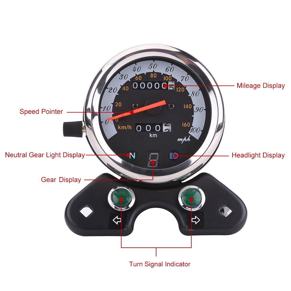 Universal Motorcycle Dual Odom - Smartwatch Universal ulasan dan harga