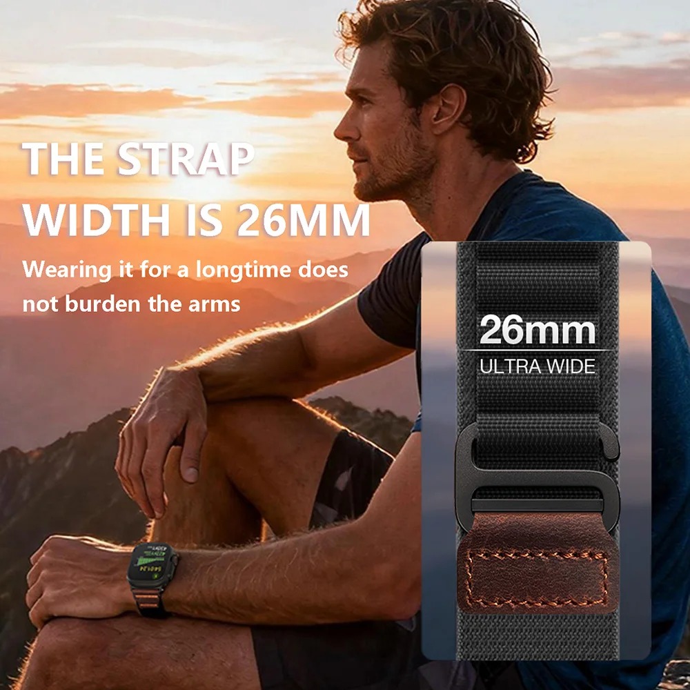 QuickFit 22mm 26mm Nylon Strap - Smartwatch Watch Accessories For Women ulasan dan harga