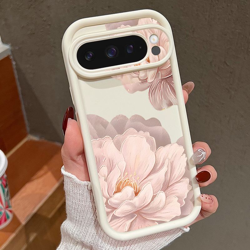 Pink Flowers Patterned Soft TP - Google Pixel 9 Pro ulasan dan harga
