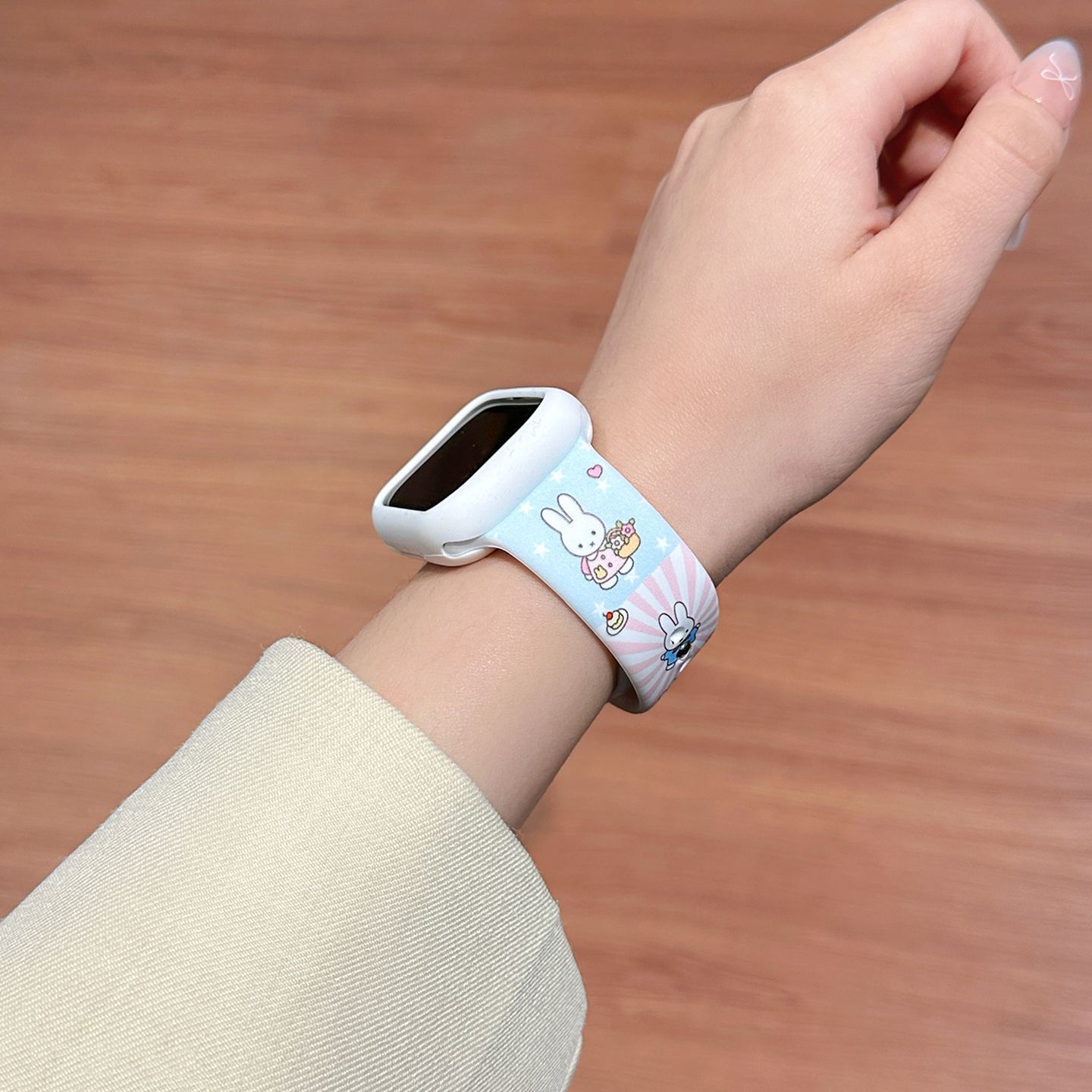 Dopamine Color Miffy Silicone  - Apple Smartwatch Accessories ulasan dan harga