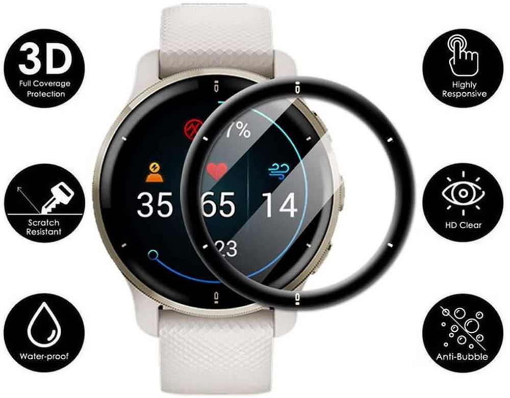 3D Curved Edge Protective Film - Garmin Smartwatch Accessories ulasan dan harga