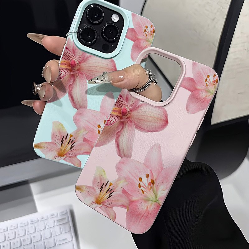 Pink Lily Lychee Texture Phone - Samsung Galaxy S24 ulasan dan harga